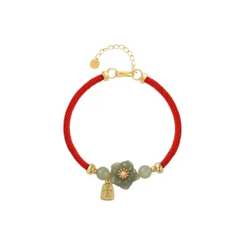 Phoenix Nirvana Bracelets Pale Greenish White Jade Women's