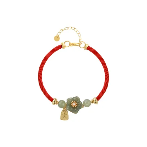 Phoenix Nirvana Bracelets Pale Greenish White Jade Women's