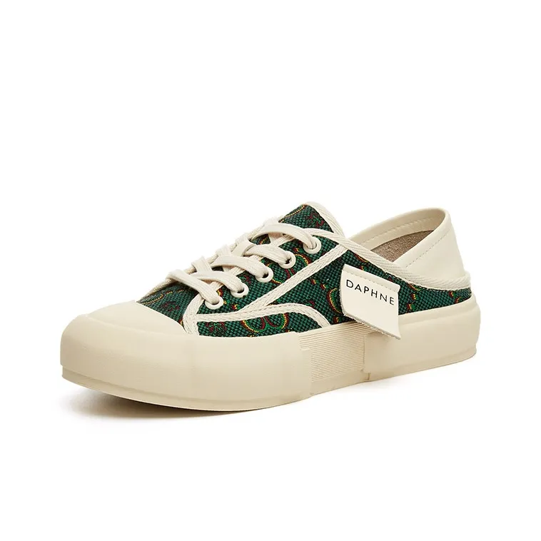 DAPHNE Low Top Canvas Shoes Women's-4