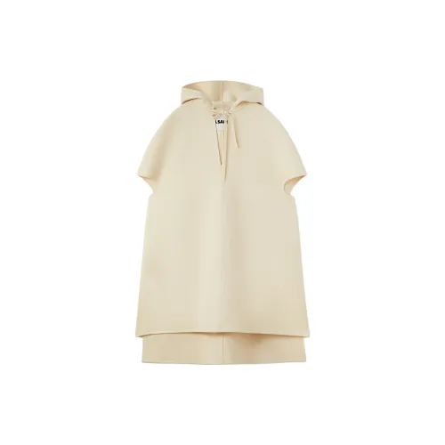 JIL SANDER Short-sleeve Hooded Cape