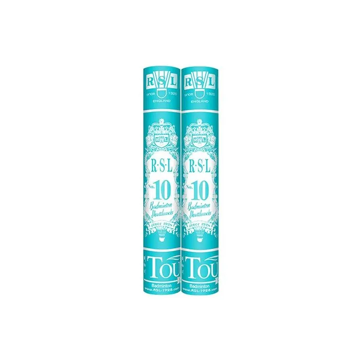 RSL RSL10 Duck Feather Shuttlecock 12 Pack CiGu Duck Feather Small Board Duck Feather Training Shuttlecocks-1