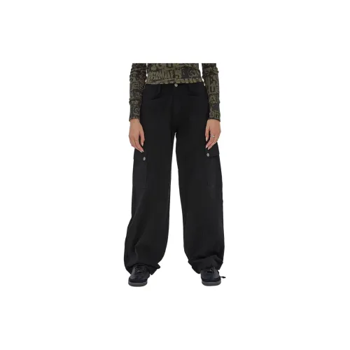 GUESS Cargo Pants Women's Black