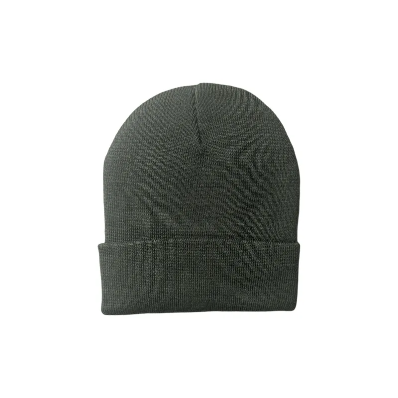 LUCKY BRAND Acrylic Vintage Leather Label Texture Beanies Unisex-3
