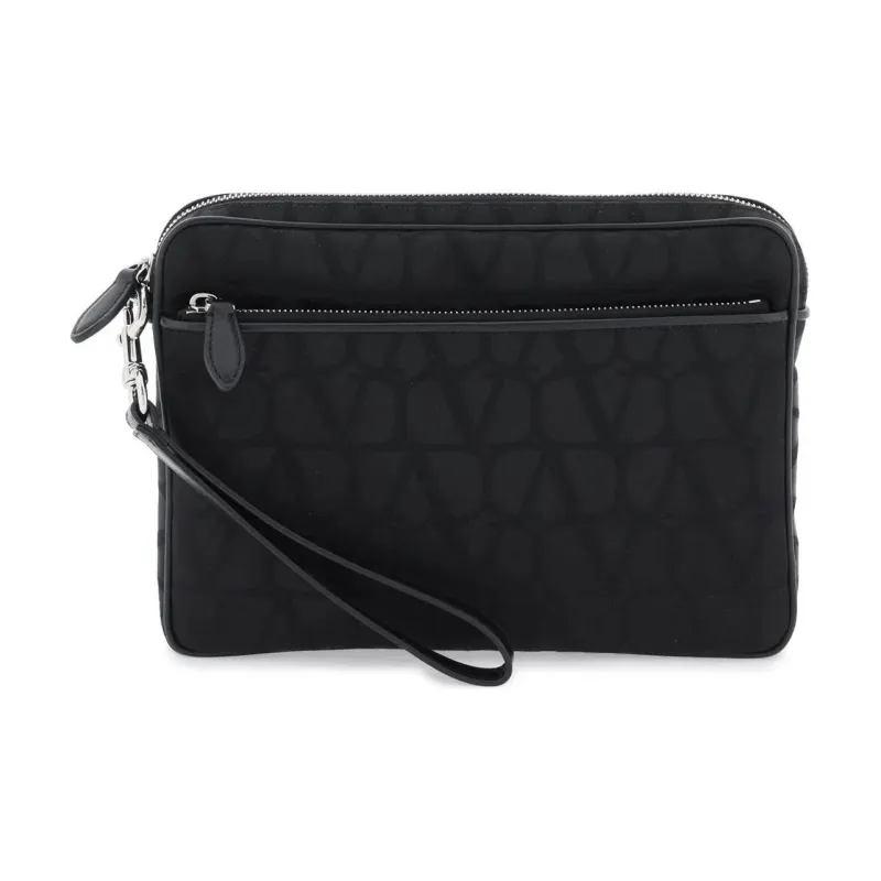 Valentino Toile Iconographe Jacquard Pouch-0
