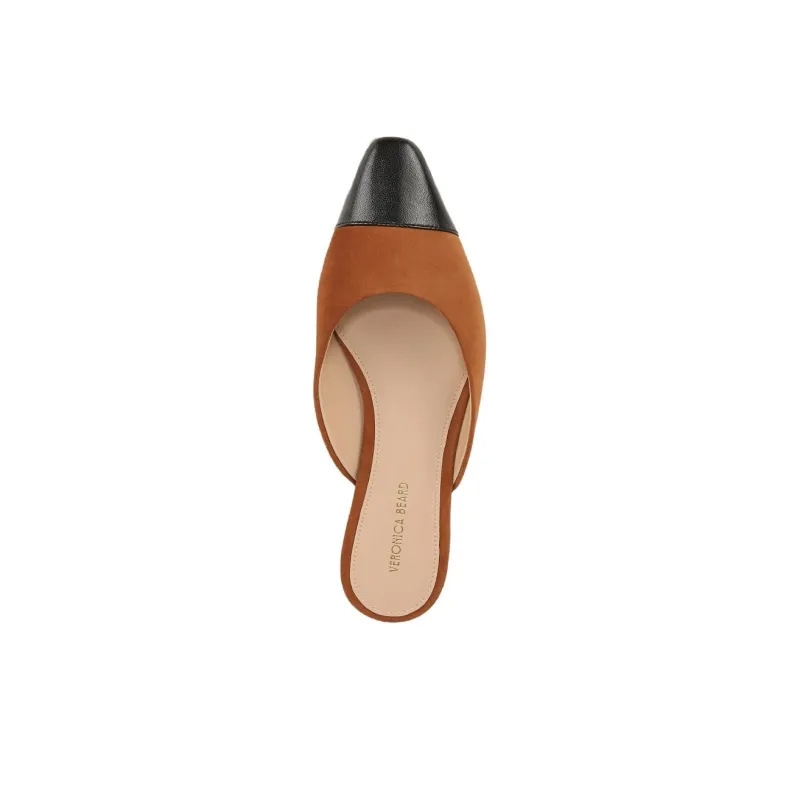 VERONICA BEARD Wrap-toe Slippers Women's Black Brown-4
