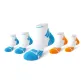 3 Blue White 2 Orange White