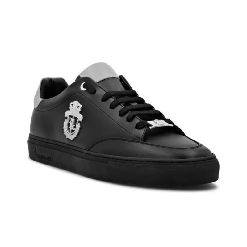 Billionaire Low-Top Skateboard Shoes Men's Black-2