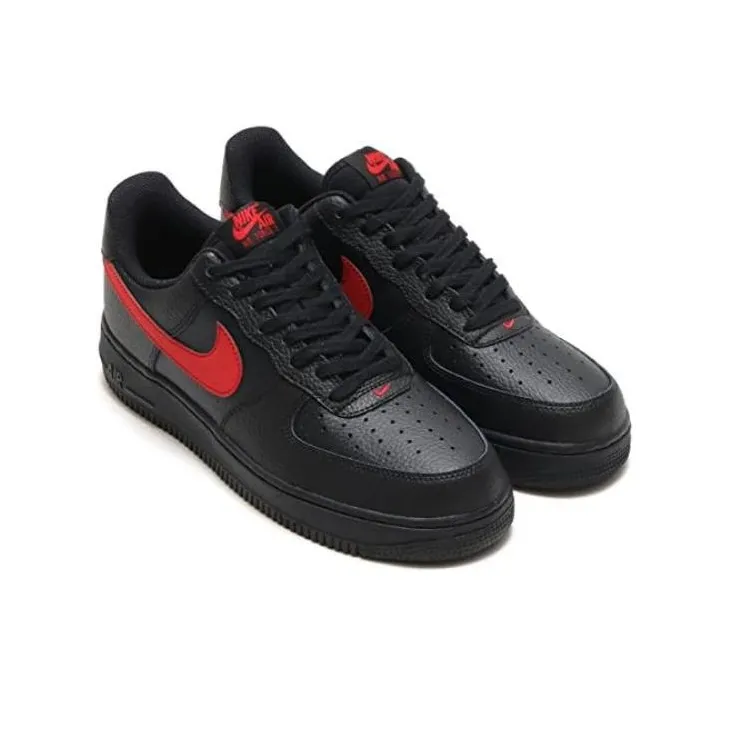 Nike Air Force 1 Low Black University Red-2