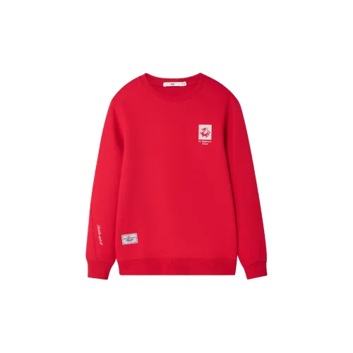 HLA Sweatshirts Men Red 01