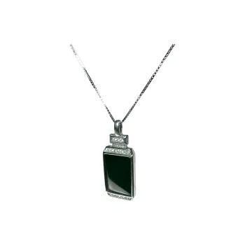 Green Waves Bean Type Pendants Women's