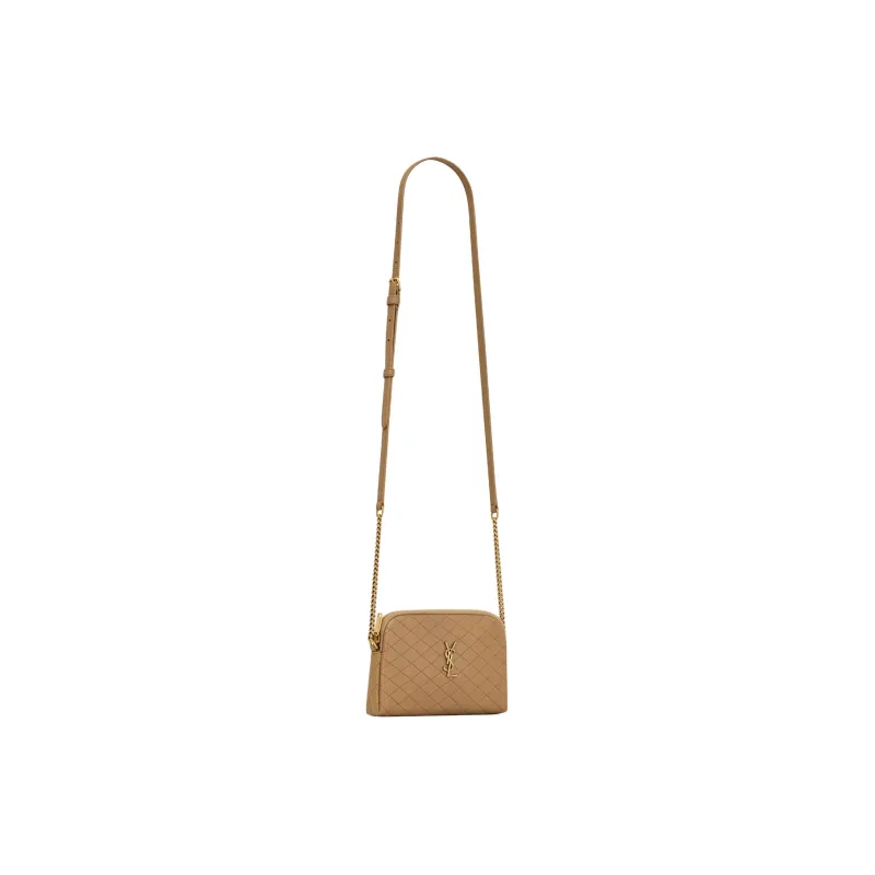 SAINT LAURENT GABY Lambskin Shoulder Bag Crossbody Bag Women's Dark Color Cork Plug-2