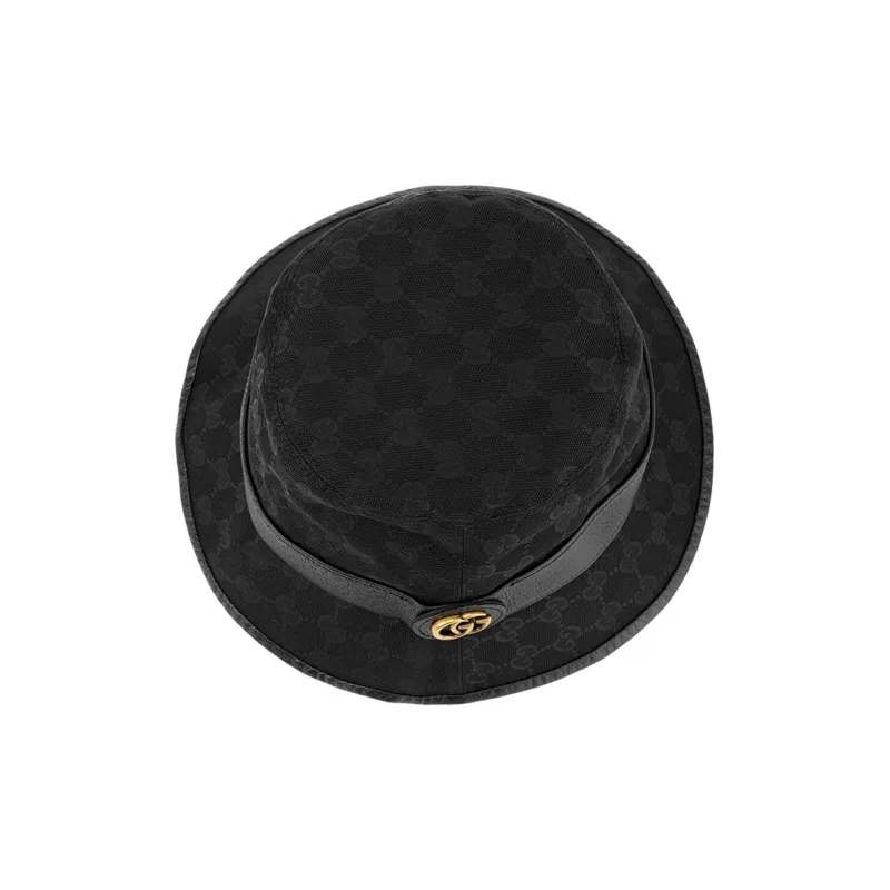 GUCCI Gg Canvas Bucket Hat With Double G-6