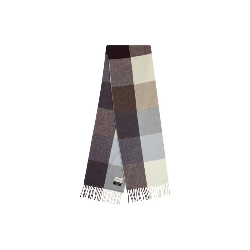 HOLZWEILER Knit Scarves Unisex Blue Gray-1