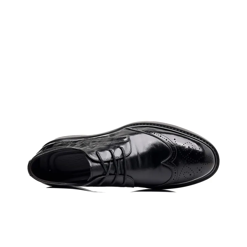 GZZ Bullock Dress Shoes Men's Black-1
