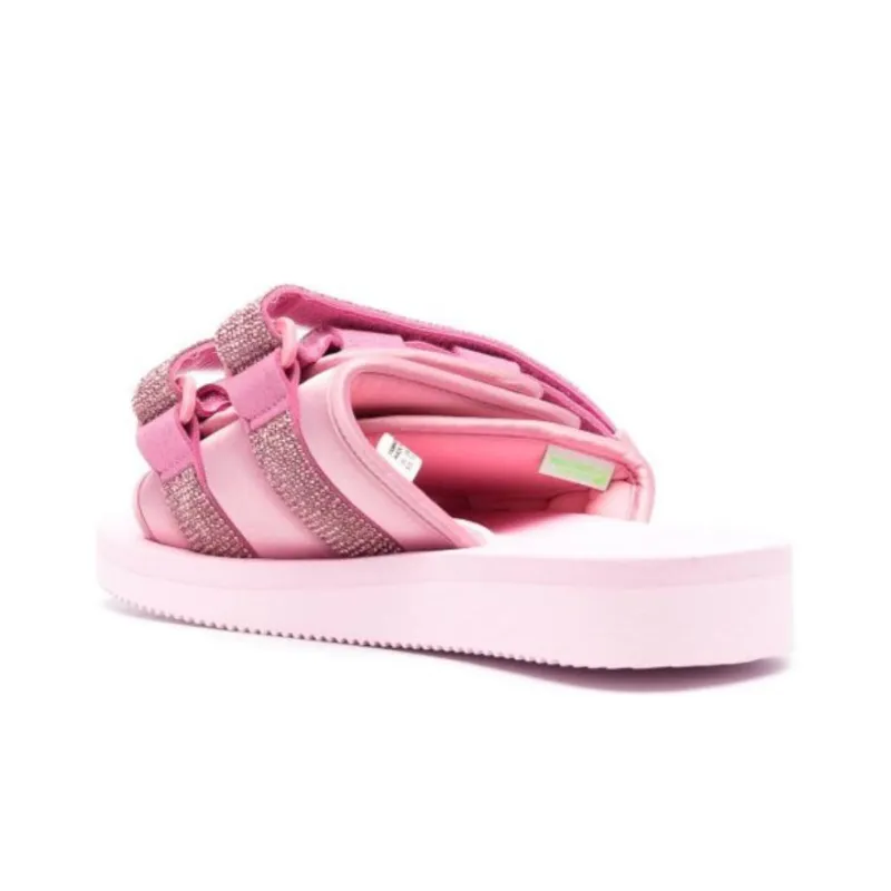 Blumarine X Suicoke Rhinestone-embellished Slides-3
