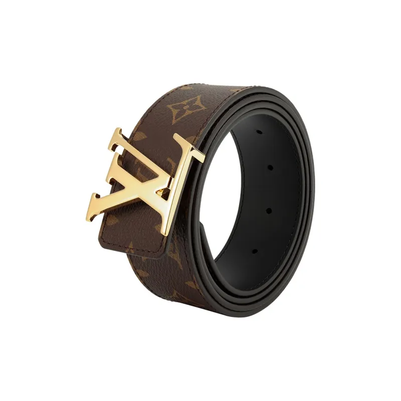 LOUIS VUITTON Belt Facettes Vernis Amarante-5