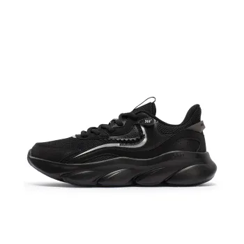 361° Cushioning, Slip Resistant, And Abrasion Resistant Low Top Casual Running Shoes Women's Obsidian Black
