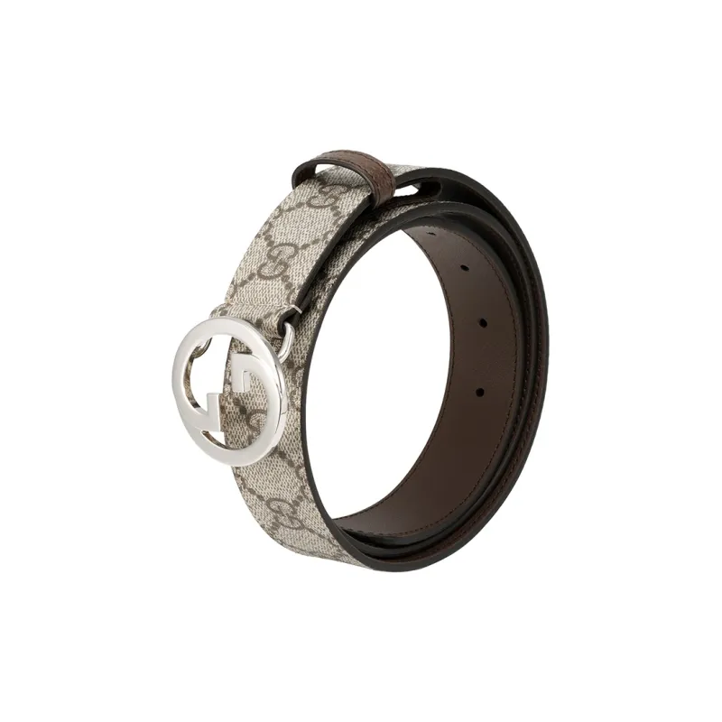 GUCCI Interlocking G Belt Monogram Gg Plus-2