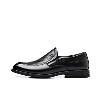 YEDANI Dress Shoes Men Low-Top Black