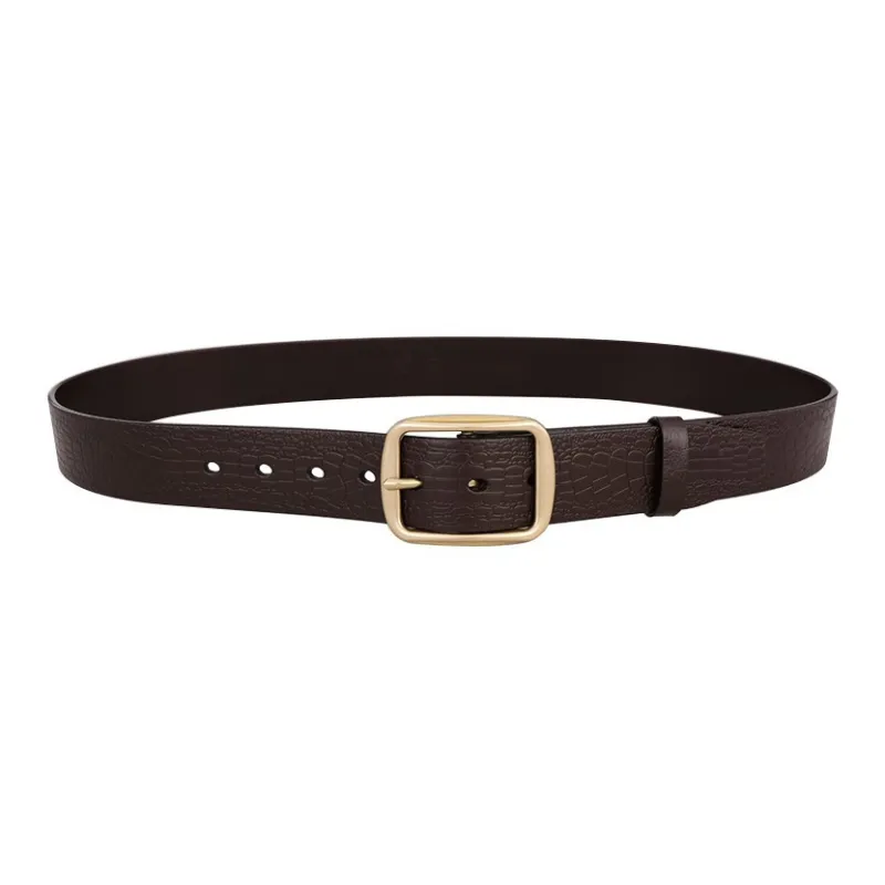 Cows Reign Top Grain Cow Leather Belts Men's Width 3.7cm-4