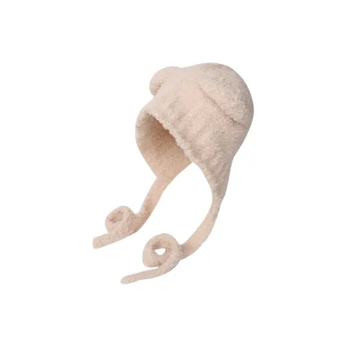 EEEENO Teddy Fleece Beanies Women's
