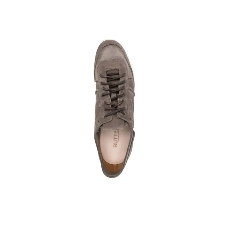 BUTTERO Logo-patch Leather Sneakers-3