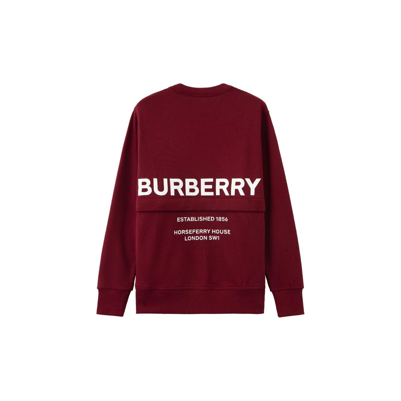 【送料&関税込】Burberry Sweatshirt Burberry Sweatshirts Unisex Red L Without Shopping Bag and