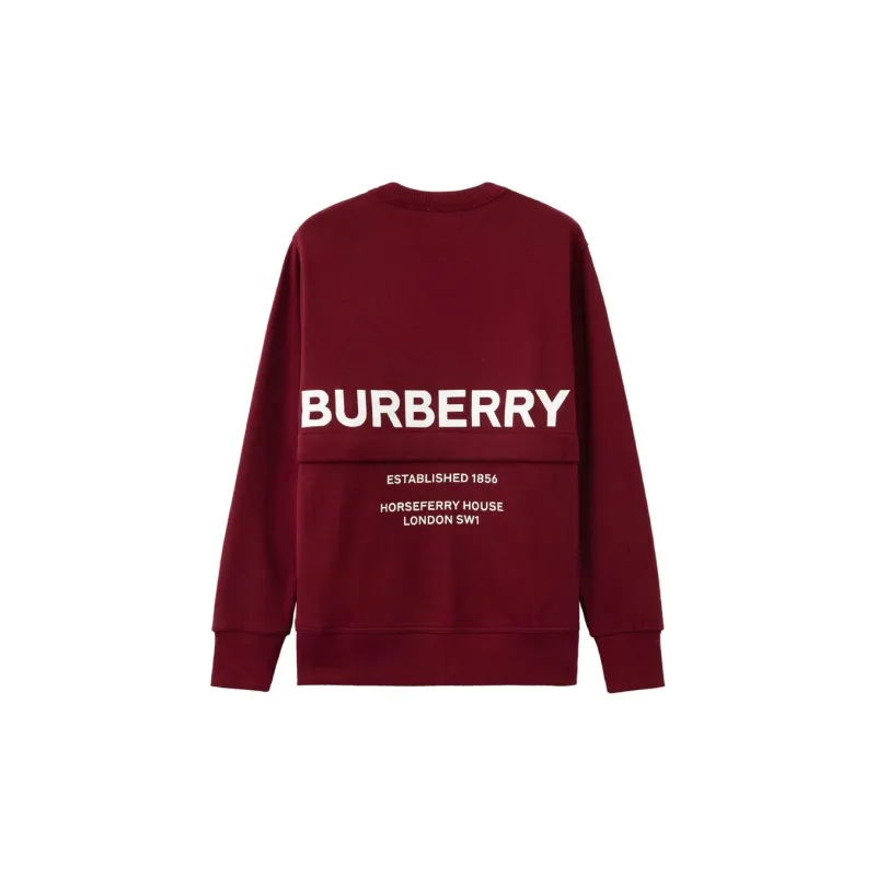 Burberry Sweatshirts Unisex Red-1