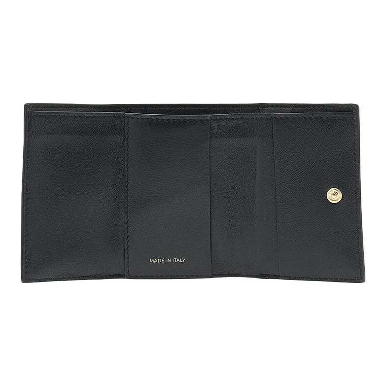 MARNI Cow Leather Wallet Unisex Fuchsia & Green-5