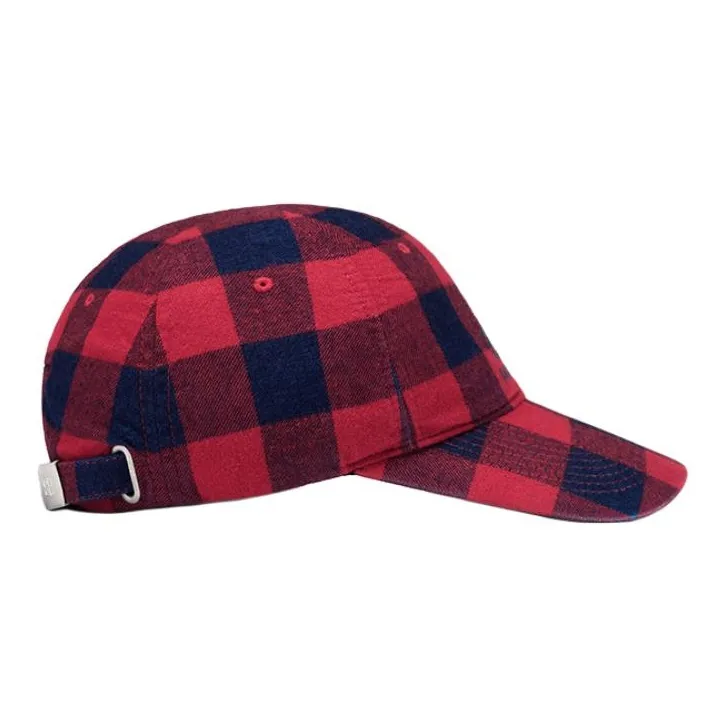 Balenciaga Logo embroidered Check Cap-3