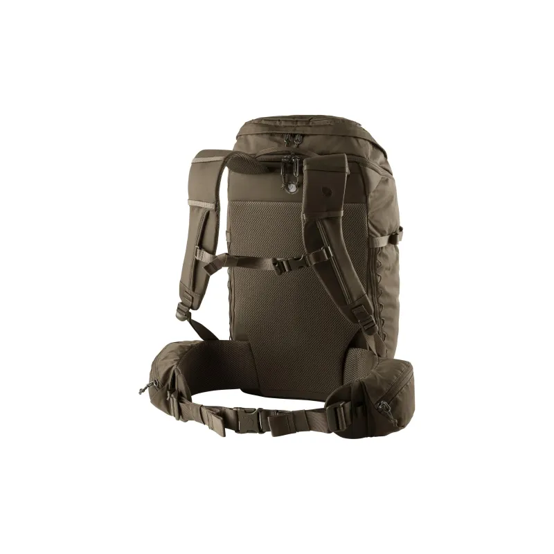Fjallraven Recycled Polyamide Backpack Unisex Black Olive-2