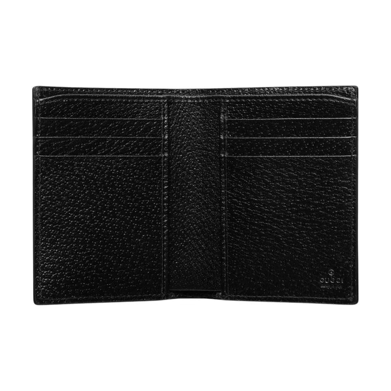 GUCCI Marmont Leather Wallet Men's Black-3