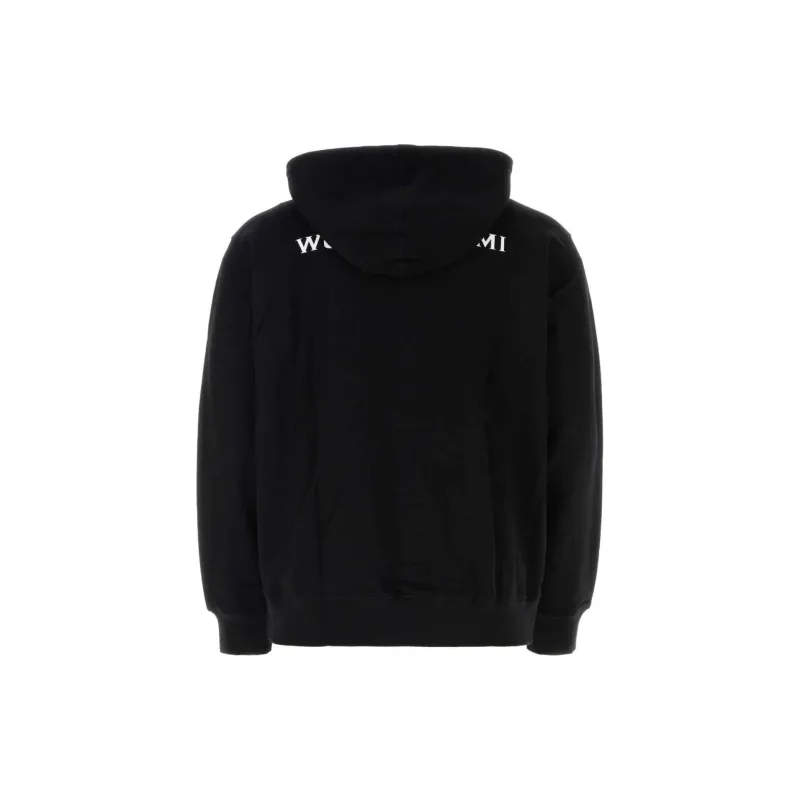 WOOYOUNGMI Logo embroidered Cotton Hoodie-1