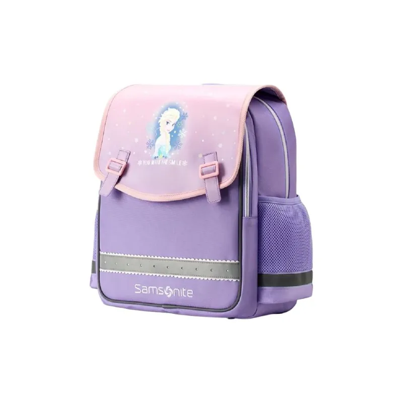 SAMSONITE Patchwork Fabric Backpack Kids' Pink & Purple-1