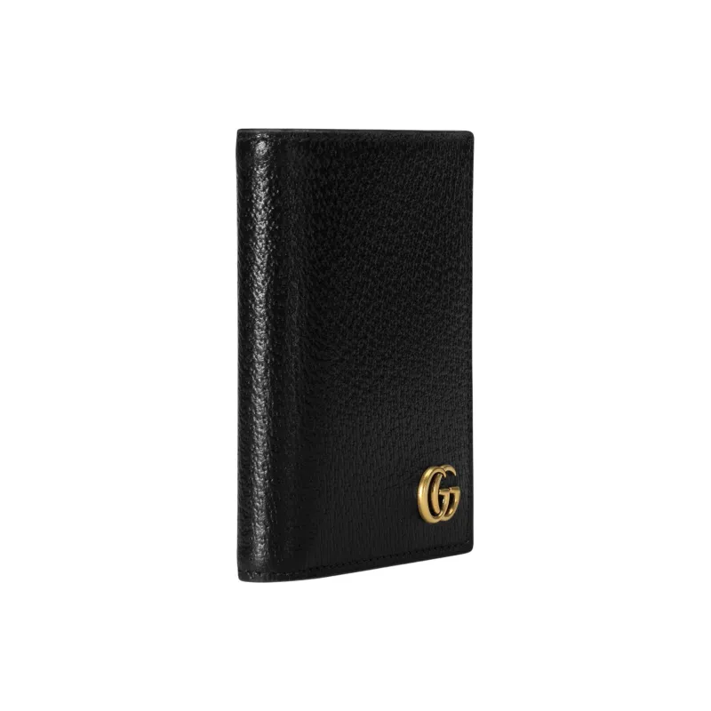 GUCCI Marmont Leather Wallet Men's Black-1
