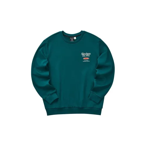 Skechers Colorful Sweatshirts Unisex Deep Sea Green/006U