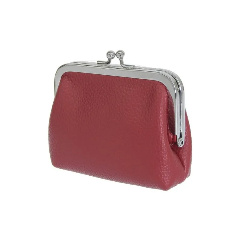 Vivienne Westwood Pure Grain Leather Coin Purse Women's Red-3