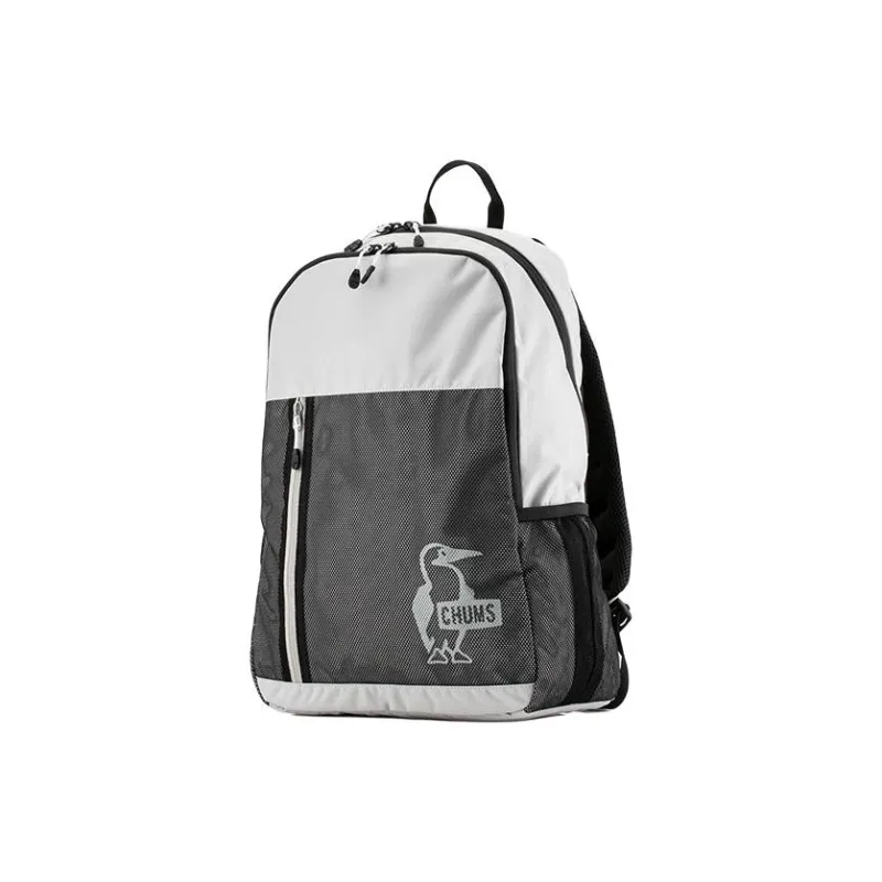 CHUMS Polyester Backpack Unisex Light Gray-0