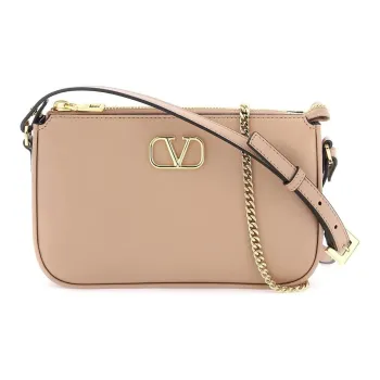 Valentino VLogo Signature Zip Up Mini Crossbody Bag
