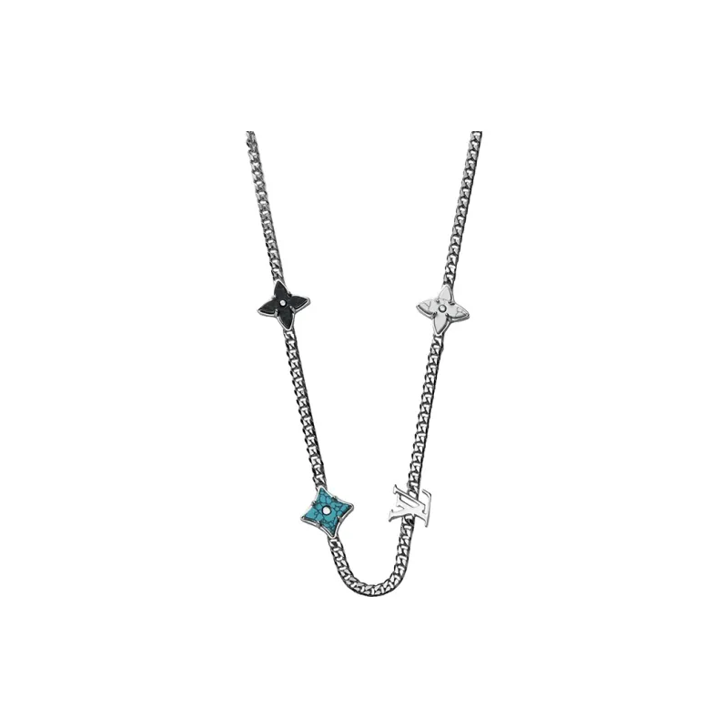 LOUIS VUITTON Monogram Sunrise Necklace-0