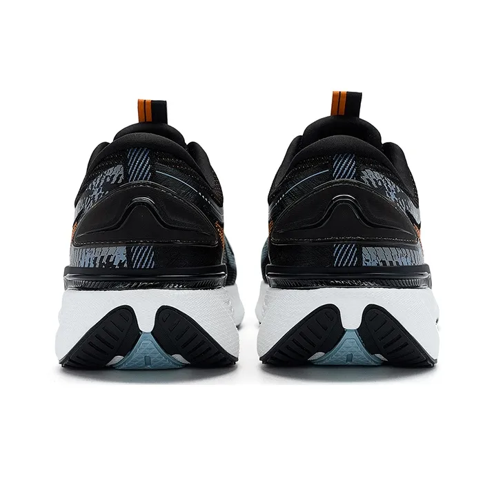 China Post x XTEP Cushioning Slip Resistant And Abrasion Resistant Low Top Training Running Shoes Men's Black/Mist Blue-2