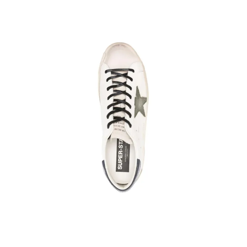 Golden Goose Super-Star Distressed Leather Sneakers-4