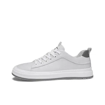 JOSEPH ABBOUD Coverage Low-Top Skateboard Shoes Men's White
