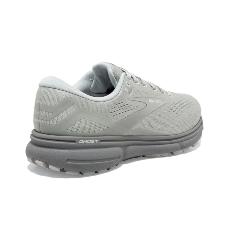 Brooks Ghost 15 Cushioning Low Top Casual Running Shoes Men's Gray-2