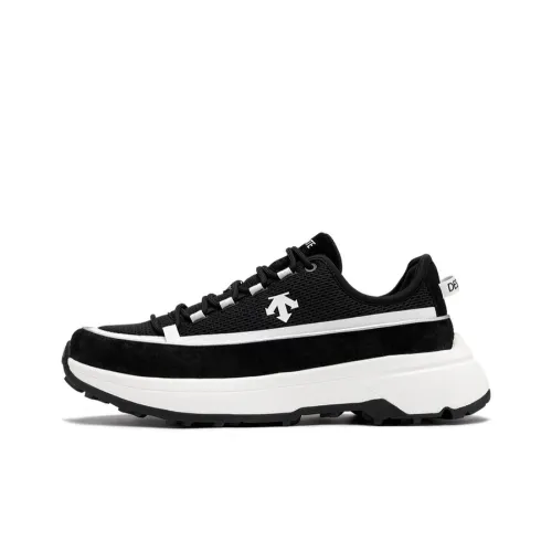 DESCENTE Sport Style Casual Shoes Men Low-Top Black