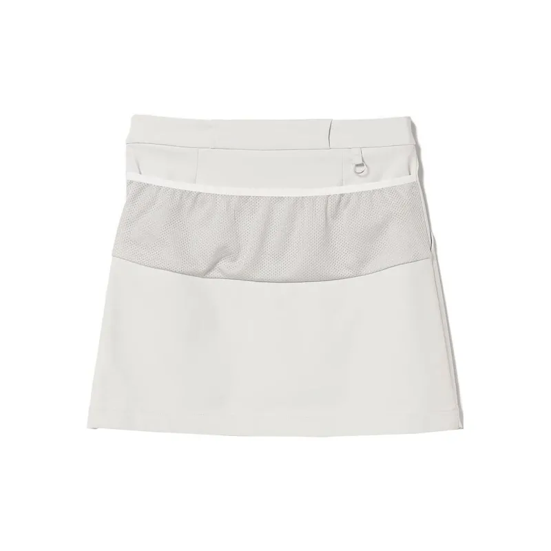 Beams Casual Short Skirts Women's Gray White-1