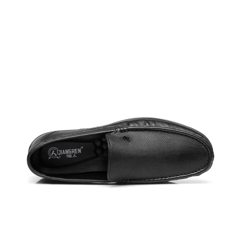Strongman 3515 Genuine Leather Shoes Breathable Soft Sole Business Shoes Men's-2