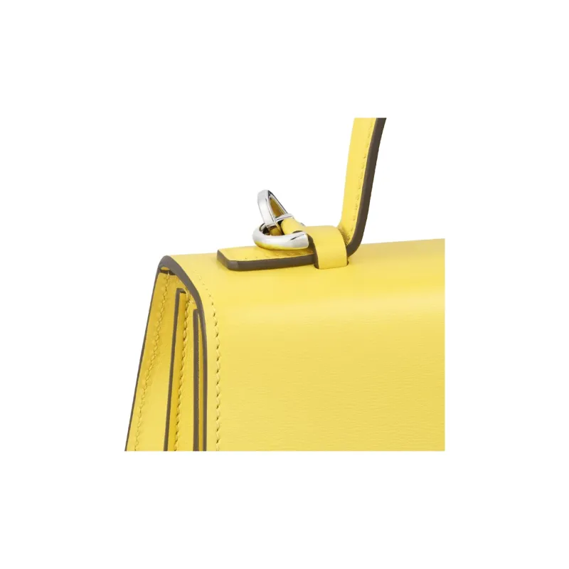 CARTIER PANTHÈRE Calfskin Shoulder Bag Crossbody Bag Handbag Mini Women's Yellow-4