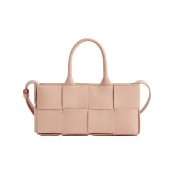 Bottega Veneta ARCO Sheepskin Tote Bag Shopping Bag Shoulder Bag Crossbody Bag Handbag Mini Women's Lotus Pink