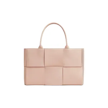 Bottega Veneta ARCO Sheepskin Tote Bag, Shopping Bag, Handbag Medium Size Women's Lotus Blossom Pink